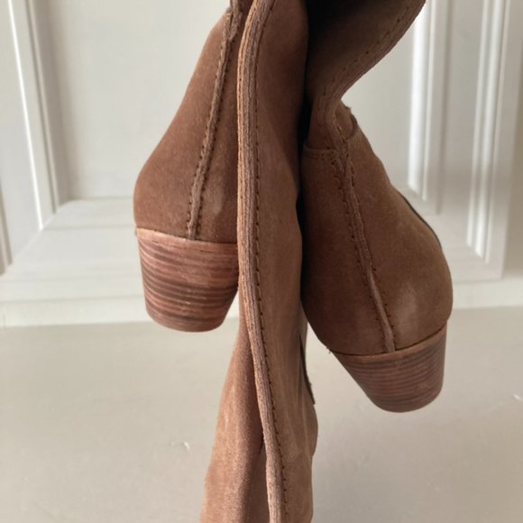 Free People Brown Boots Suede Western Style - Picture 6 of 10